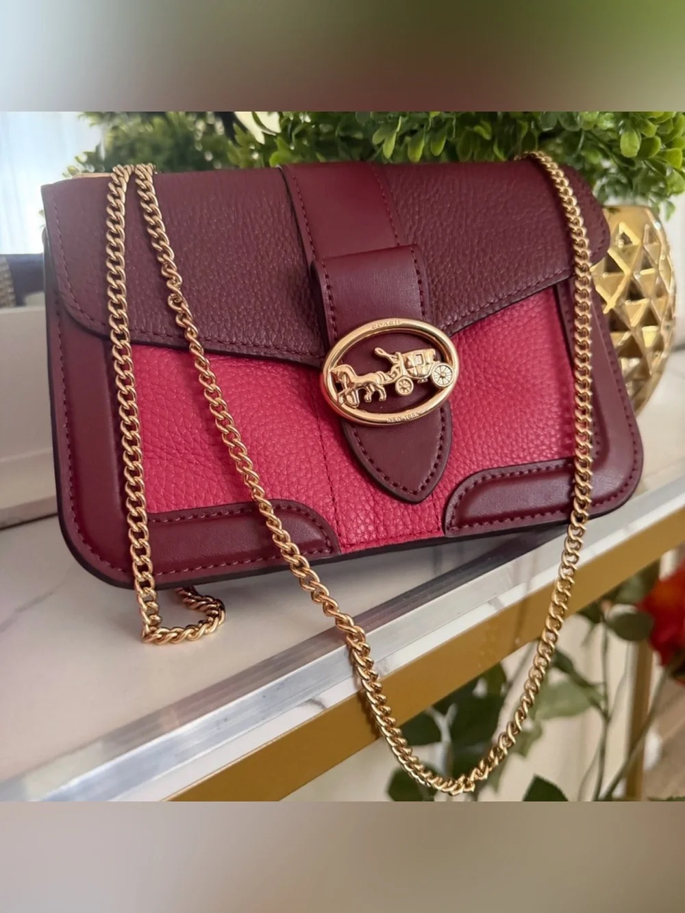 Beautiful & Unique Coach Chain Bag ✨